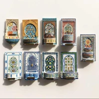 morocco fridge magnets prague landmark building tourist souvenir magnetic refrigerator stickers travel collection home decor gi