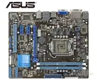 Для ASUS P8H61-M LE бу настольная Материнская плата Socket LGA 1155 DDR3 16GB Поддержка I3 I5 I7 uATX интегрированная материнская плата ПК