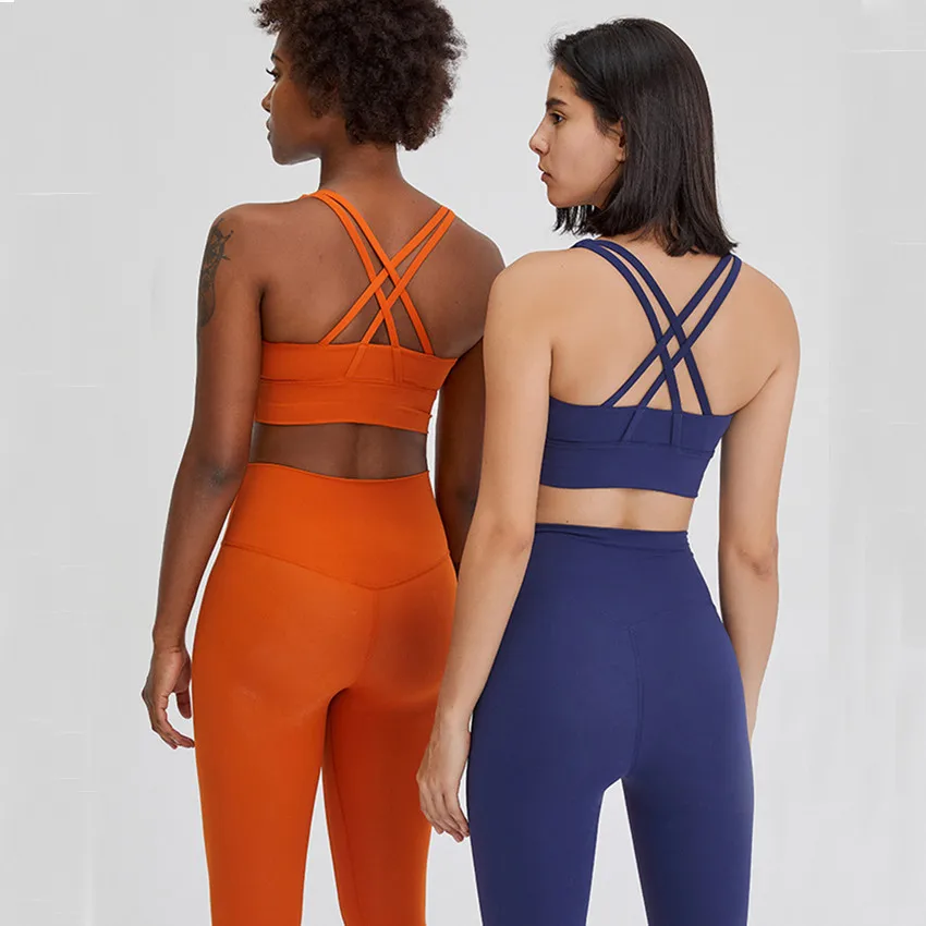 

2020 Sports Bra+Leggings Sports Sets Back Waist Women Stretch Fabric Gym Workout Tie Dye Leggingsr+Sports bra 2Pcs/Set