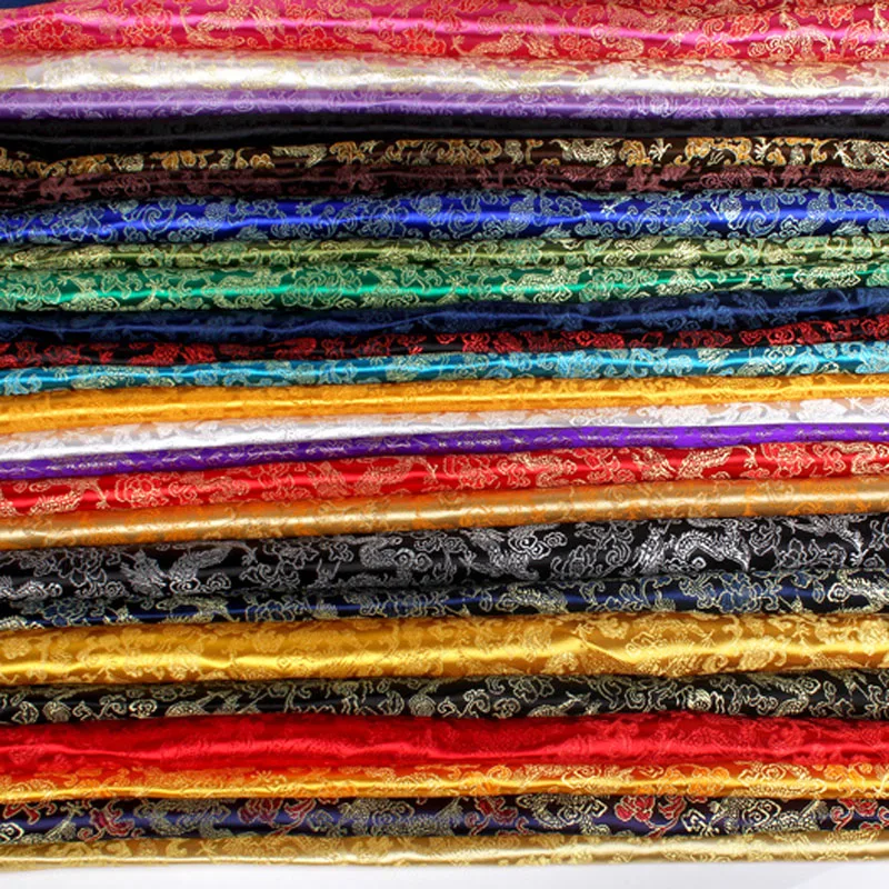 50x88cm 21 Colors Royal Dragon Thin Jacquard Brocade Fabric Animal Apparel Costume patchwork fabric Upholstery Furnishi - купить по