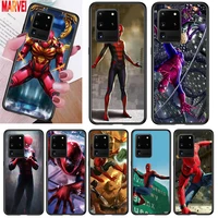 cool marvel spiderman for samsung note 20 10 8 9 m02 m31 s m60s m40 m30 m21 m20 m10s f62 m62 m01 ultra pro plus phone case