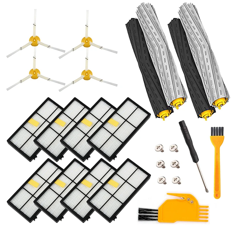 

Cleaning Filters brushes Household Screwdriver Screws Tool 25Pcs Set For iRobot Roomba