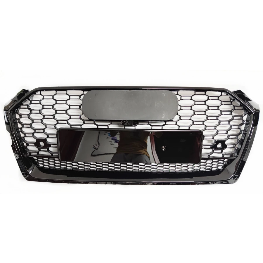 

Для RS5 стиль Передняя Спортивная Шестигранная сетка с сотовой блендой гриль черный для Audi A5/S5 B9 2017-2019 автомобильные аксессуары