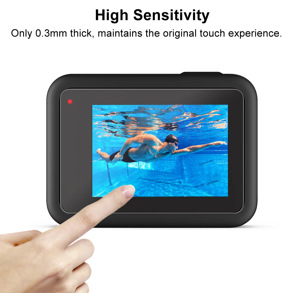 Tempered Glass Screen Protector for GoPro Hero 8 Black Lens Protection Protective Film for Gopro8 Go pro 8 Camera Accessories