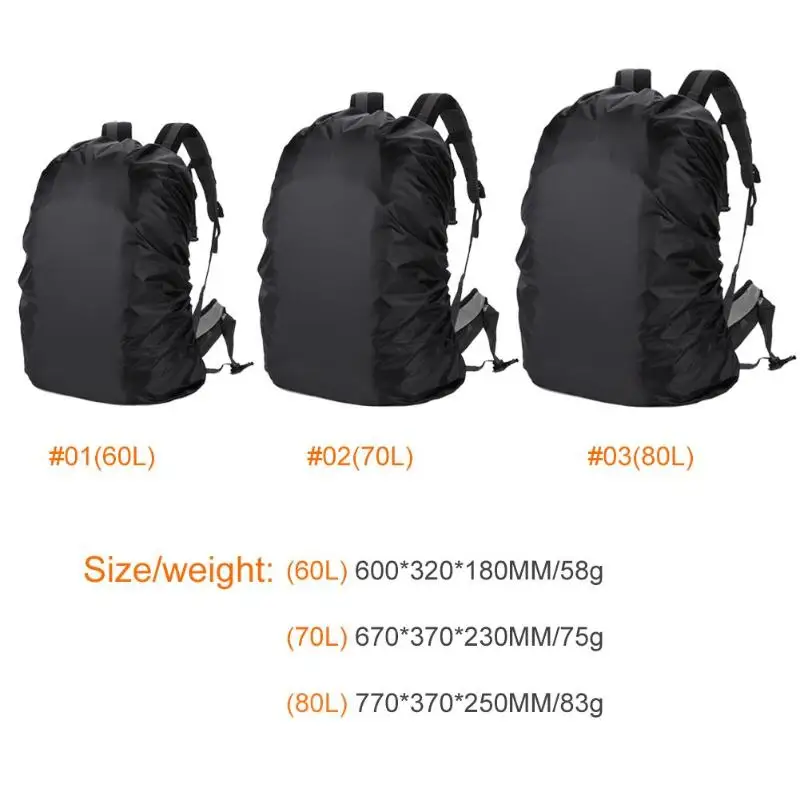 Пылезащитный Водонепроницаемый рюкзак чехол для защиты от дождя походная сумка