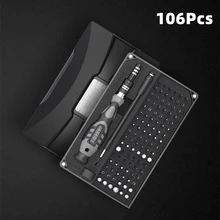 106Pcs Screwdriver Set of Screw Driver Bit Set Multi-function Precision Mobile Phone Repair Device Hand Tools Torx Hex
