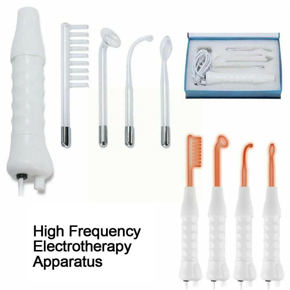 

Устройство портативное высокочастотное с электродами для лица, аппарат для спа-процедур для удаления акне и подтяжки кожи, массажер для кра...