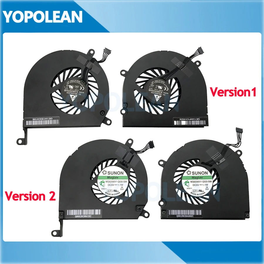 Оригинальный кулер для охлаждения процессора MacBook Pro 15 дюймов A1286 2009 2010 2011 2012