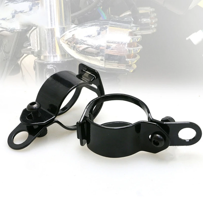 

Metal Motorcycle Modified Turn Signal Light Indicator Mount Bracket Clamp X37F
