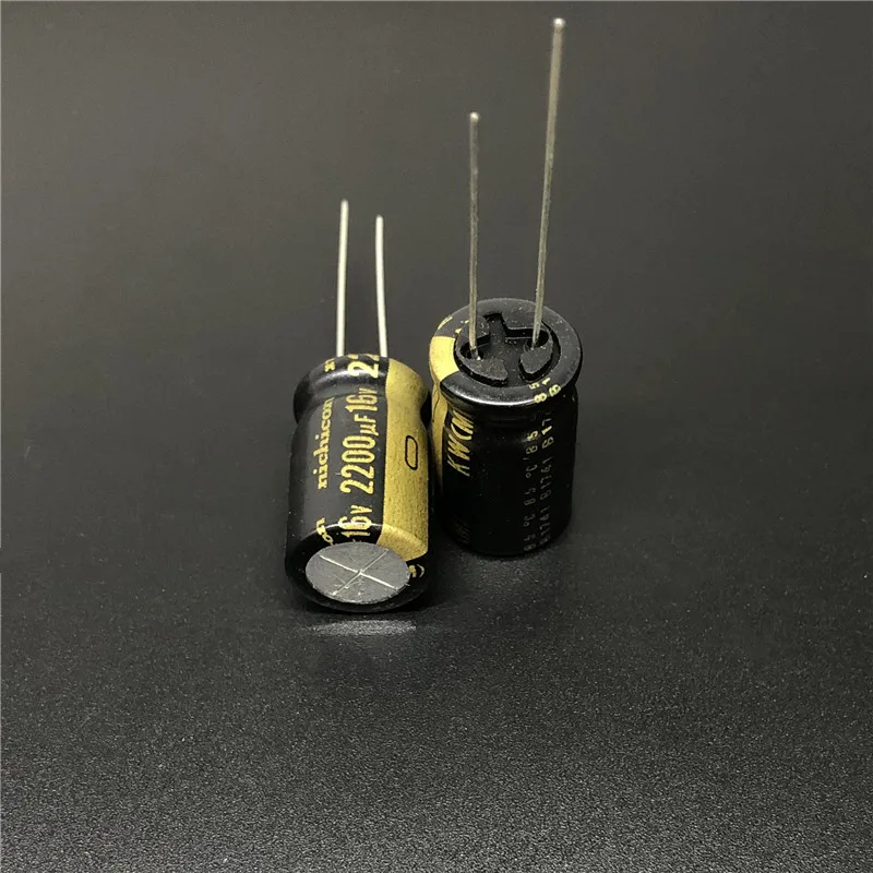 2 шт./10 шт. 2200 мкФ 16В NICHICON кВт серия 12 5x20 мм 16v2200мкф HiFi аудио