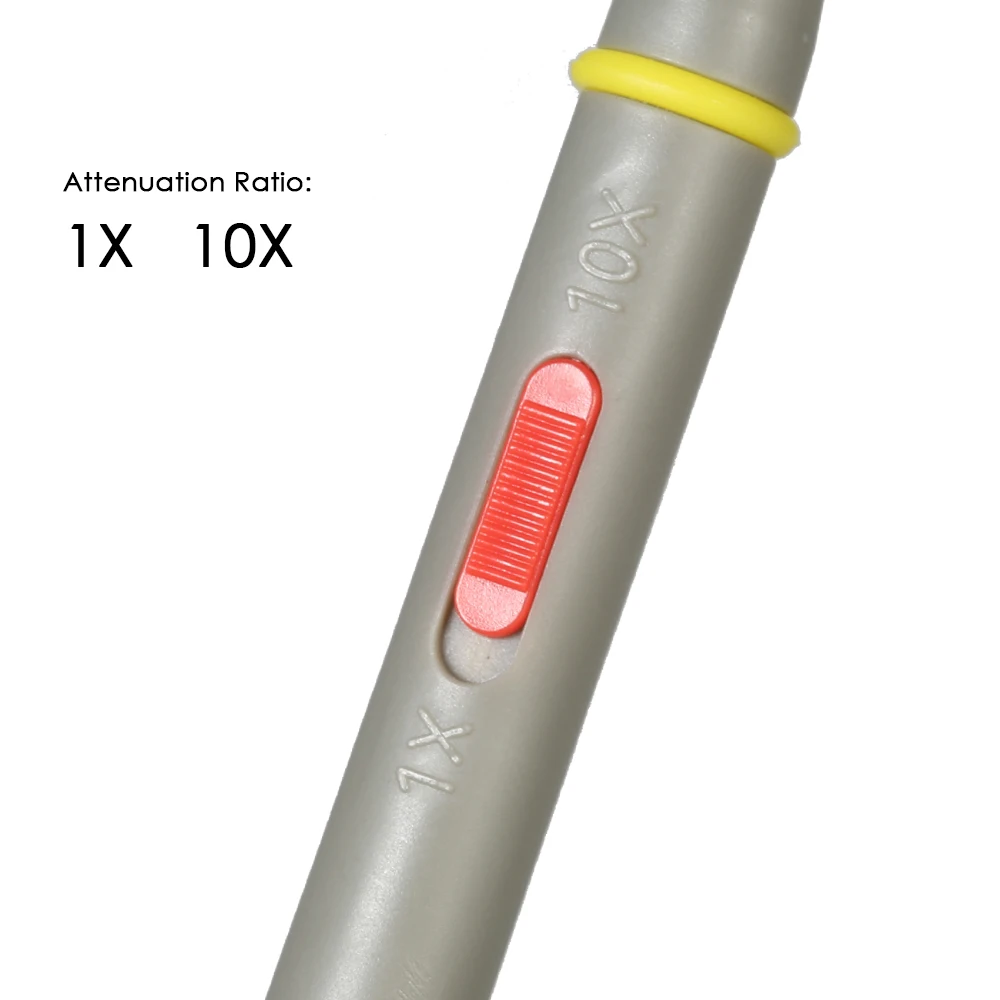 1X 10X 60MHz MCX Oscilloscope Probe High Precision Alligator Clip Test Mini DSO Nano Quard Portable Digital Osciloscopio | Инструменты