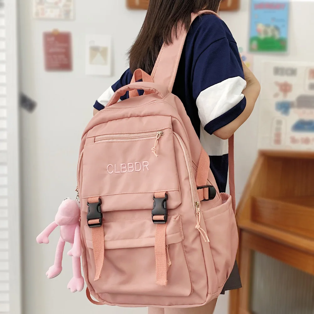 

Модная женская сумка для ноутбука, классный студенческий рюкзак для колледжа, трендовая нейлоновая женская школьная сумка, милые женские р...