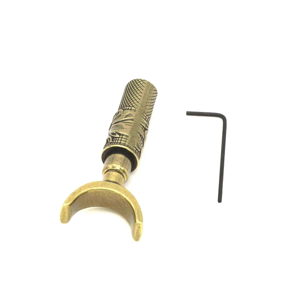 Поворотный нож из сплава с двумя подшипниками для резьбы кожаное ремесло ретро