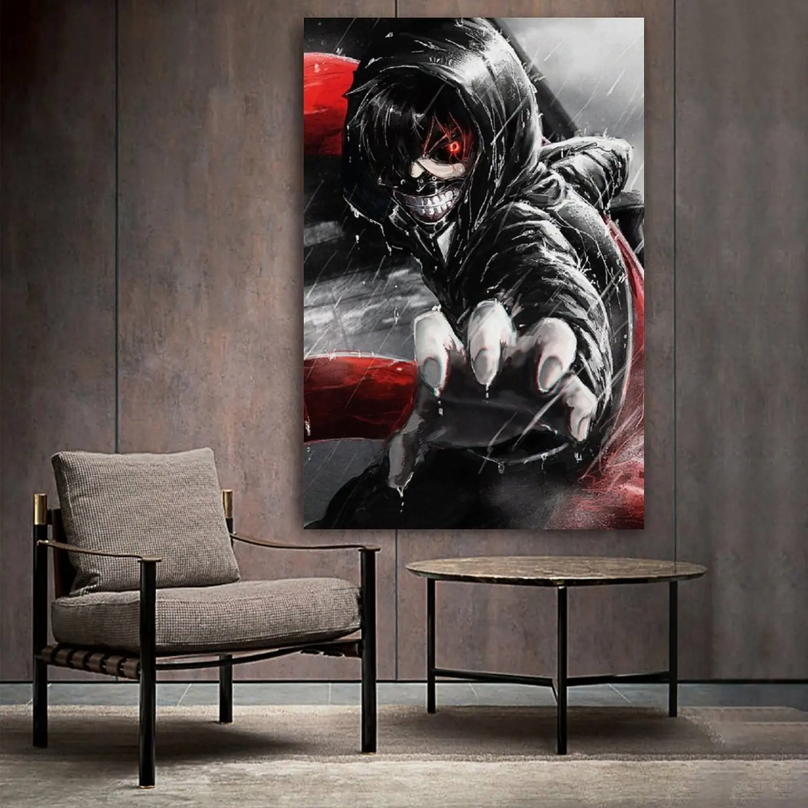 

Ken Kaneki Hand Токийский Гуль Аниме Манга плакат на холсте художественный плакат и Настенная картина современный семейный Декор для спальни плак...