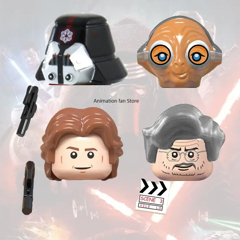 

1Pcs Star Wars Action Figures Movie Minifiguue Robot Educational Mini Blocks Moc Bricks Soldiers Weapons Commander Gifts Wm6039