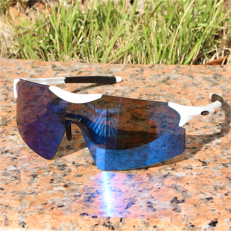 

Uv400 Cycling Sunglasses Oversized Goggles Men Bril Cycling Sunglasses Rimless Eyewear Okulary Rowerowe Cycling Equipment BI50CS