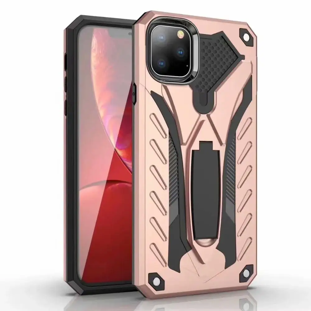 Silicone Case sFor iPhone XI 2019 Drop Tested For 7 8 6 6S Plus X XR XS MAX Kickstand TPU Cover Coque Shell |