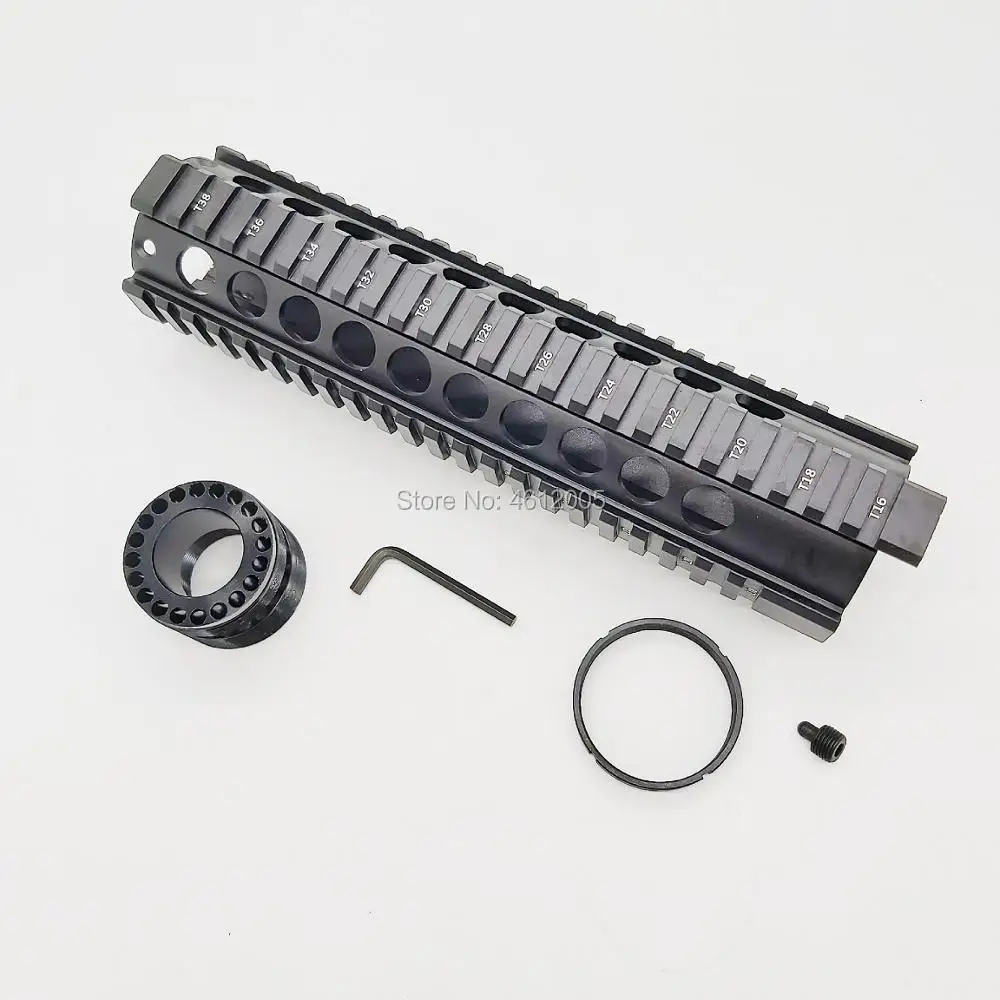 M4 M16 поплавок Quad Rail ar 15 Тактический Handguard Пикатинни Quad крепление для m4 m16 10 12 15 дюймов
