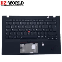 New Original C Cover Shell Palmrest Upper Case With Latin Spain Backlit Keyboard for Thinkpad X1 Carbon 6th Gen Laptop 01YR551