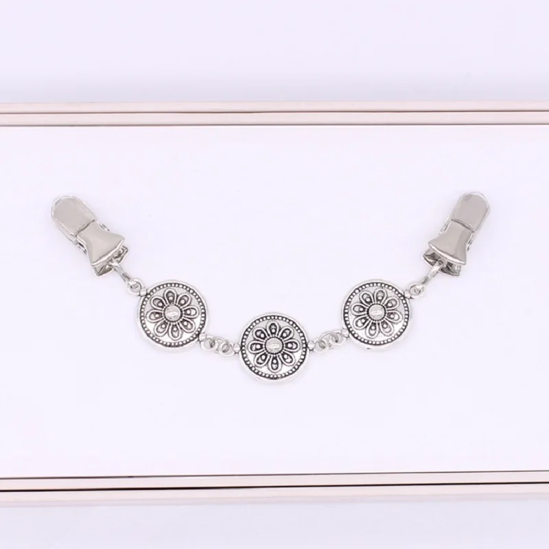 Ретро зажимы для свитера кардигана Хранитель модная шаль утка зажим пряжки