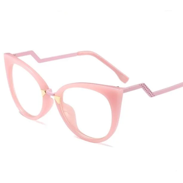 

COOLSIR Ladies Sexy Cat Eye Glasses Frames For Women GORGEOUS Brand Designer Optical EyeGlasses Fashion Eyewear