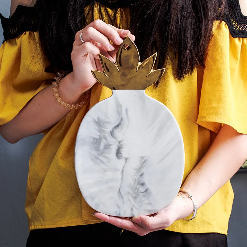 LEKOCH благодарность и отзывы керамическая тарелка с мраморным узором в