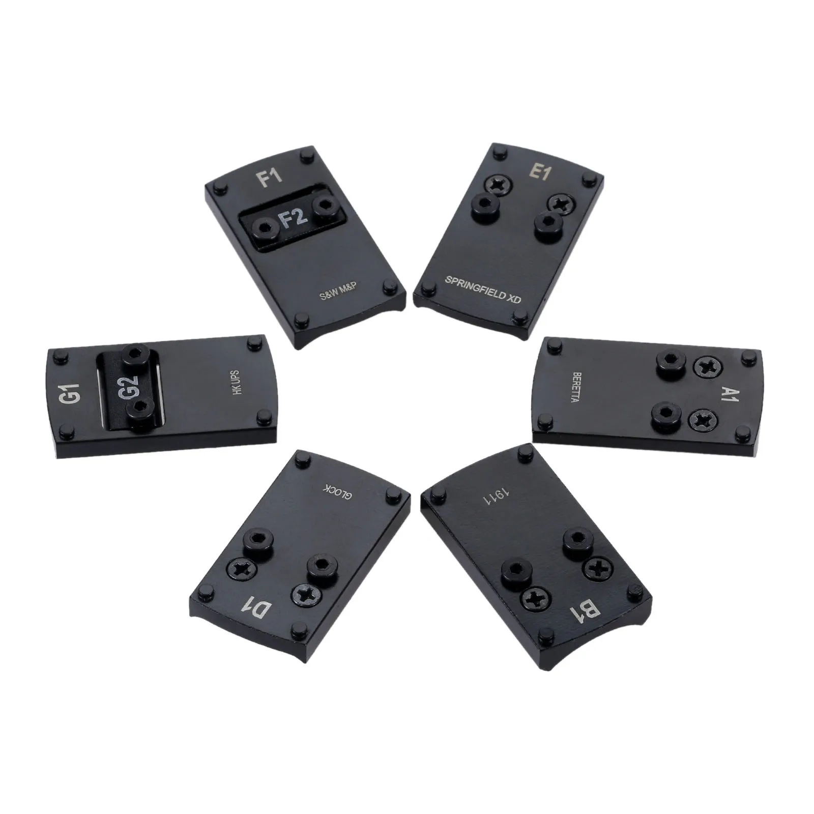 7 шт. передний прицел для тела набор замены стального прицела тактические