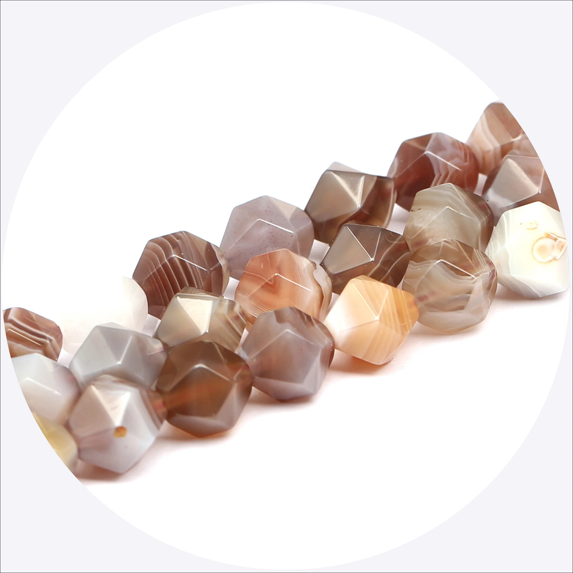 Бесплатная доставка 3 нити 8 мм Ботсвана бусины граненые Ботсваны каменные для