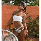 Женское кружевное нижнее белье SP  CITY, прозрачные Бесшовные Трусы-стринги с заниженной талией