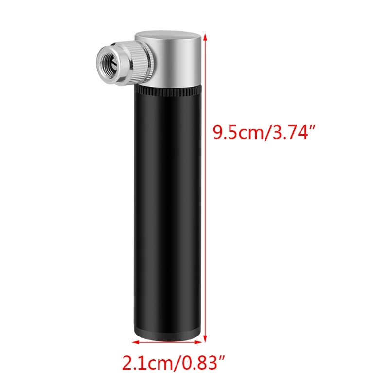 

T4MF Bicycle Pump Portable Mini Inflatable Tube Bicycle Mountain Bike Pump Basketball Inflatable Tube - Bicycle Pump 120 Psi