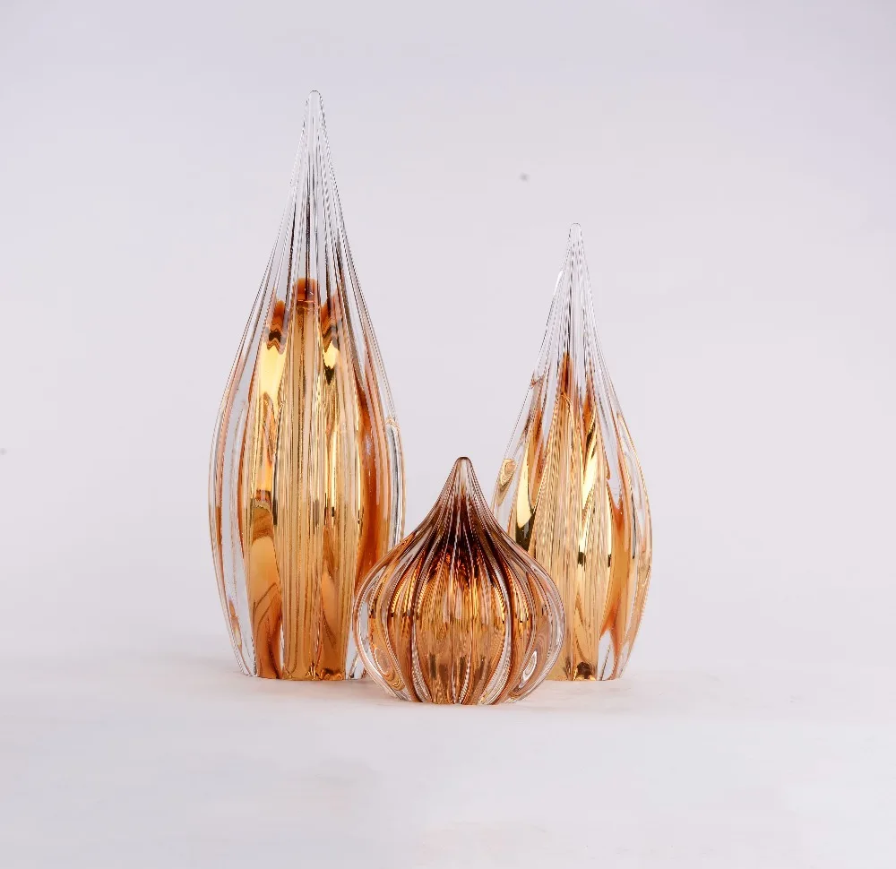NEWEST DESIGN COLOURED GLAZE ART GLASS HOME DECORATION FOR WEDDING TABLE CENTERPIECES CRAFT ACCESSORIE 4158S | Дом и сад