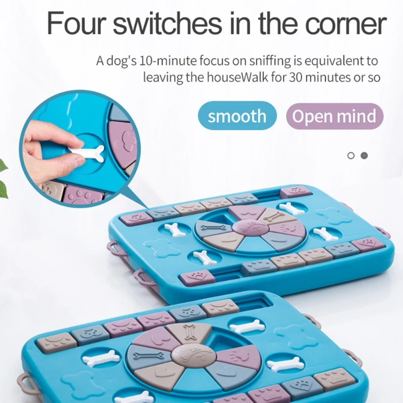 Умная интерактивная игрушка-пазл D7YB для собак помощь пищеварению подарок