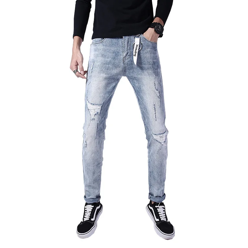 

2021 Spring and Fall Fashion Trend Men's Jeans, Retro Casual Comfortable Stretch Fashion Jeans NZKA230