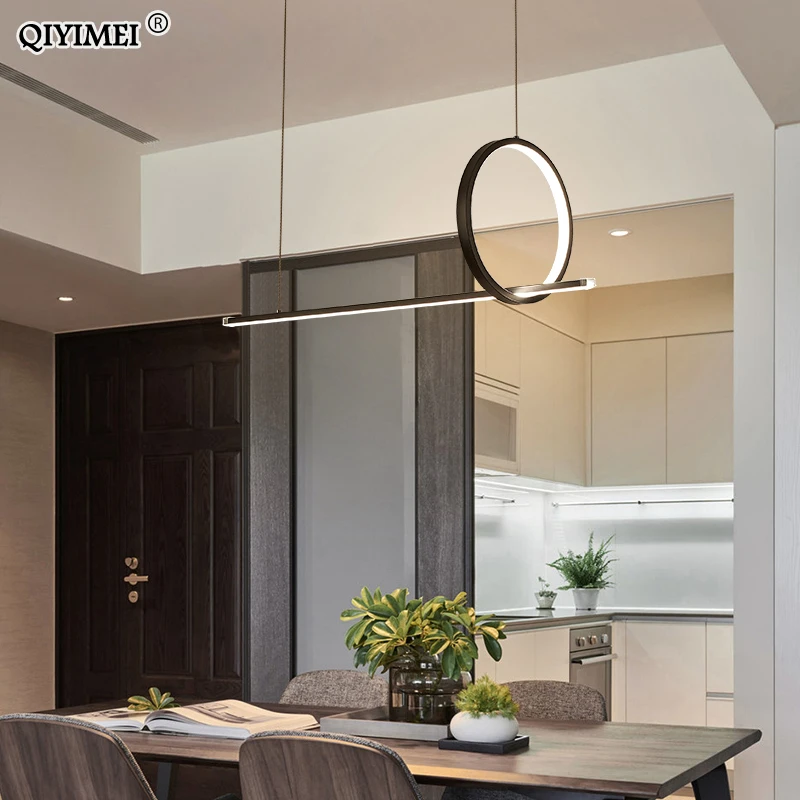 Современные светодиодсветодиодный подвесные светильники для столовой кухни с