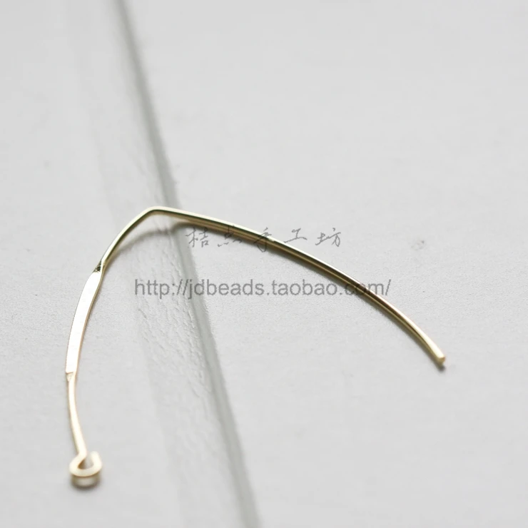 

Solid Brass Earring Hooks - 42x32.5mm (1834C)