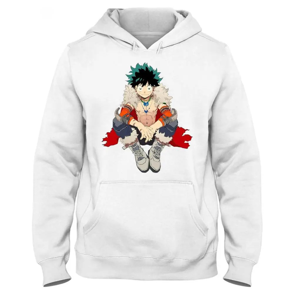 

My Hero Academia Printing Pattern Fashion Thick Hooded Sweatshirt with Pocket Casual Unisex Pullover