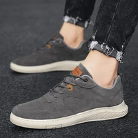 brand breathable mens oxford shoes dress shoes men flats black brown fashion thick bottom suede leather casual shoes work shoes