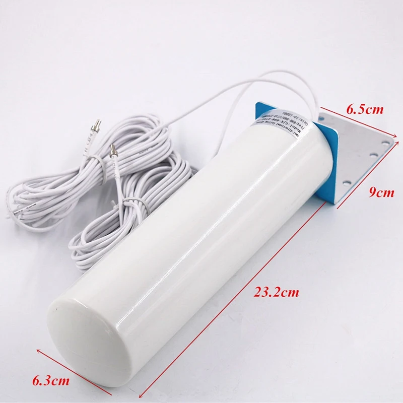 

WiFi Antenna 4G LTE Antena SMA 12DBi Omni Antenne Male 5M Dual Cable 2.4GHz for B315 E8372 E3372 ZTE Routers SMA Male