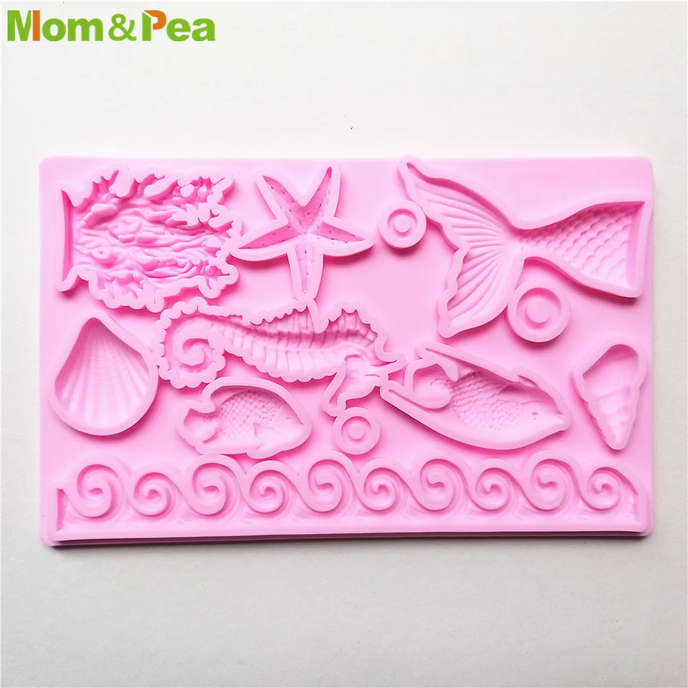 

MPA2380 силиконовая форма в форме морских животных, камедь, паста, шоколад, декоративная помадка, инструменты для украшения торта