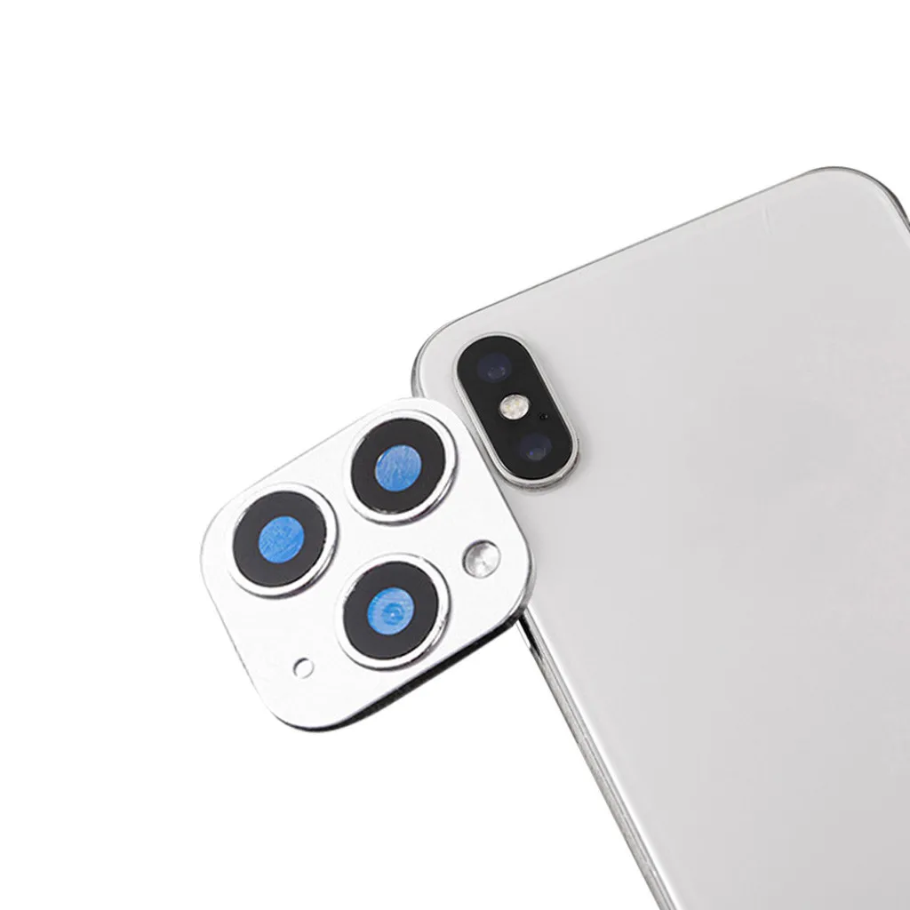 Новый чехол для объектива камеры iPhone X/XS максимальное изменение секунд 11 Pro MAX