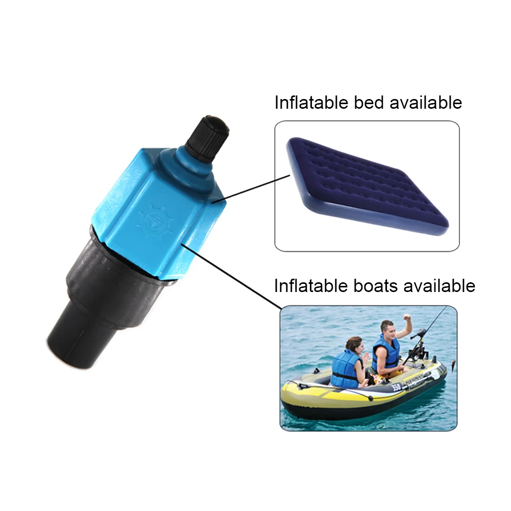 3 in 1 air valve adaptor compressor car tyre inflation pump nozzle inflate vavel of bed boat kayak sup board stand up paddle | Спорт и