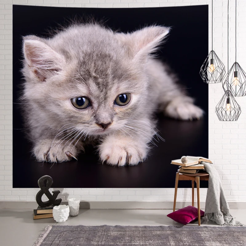

Nordic Decorative Tapestry Creative Printing Bedroom Living Room Background Cloth Hanging Cloth Tapestry Home Art Decoration