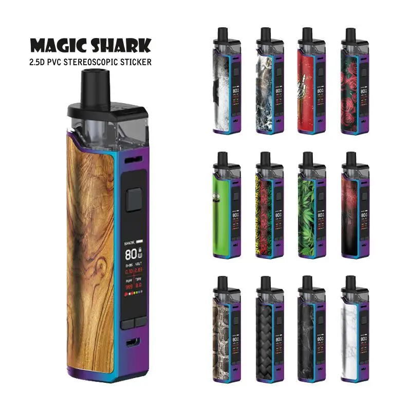 Чехол-наклейка Magic Shark Leaf Wood с изображением цветов вспышек черепа Бэтмена