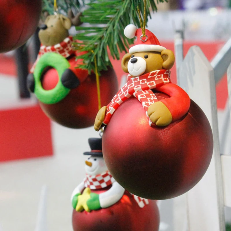 1PC Christmas Tree Decor Ball 7cm Bauble Hanging Xmas Party Ornament Decorations For Home 2019 New Year | Дом и сад