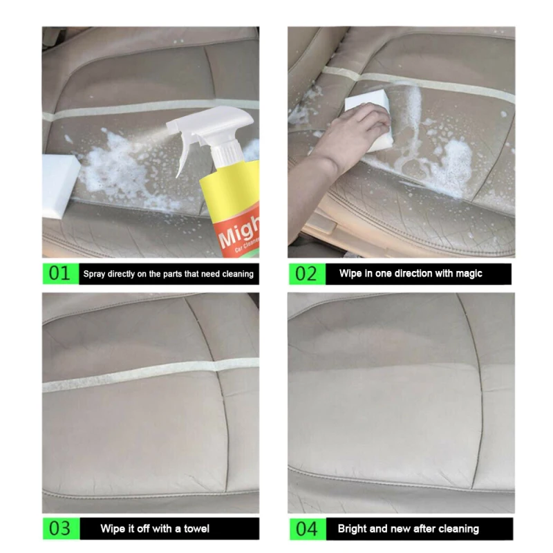 

30ml Auto Car Accessories Mighty Car Cleaner Anti-fog Agent Rinse-free Car Windshield Window Cleaner Car Cleaning Tool TSLM1