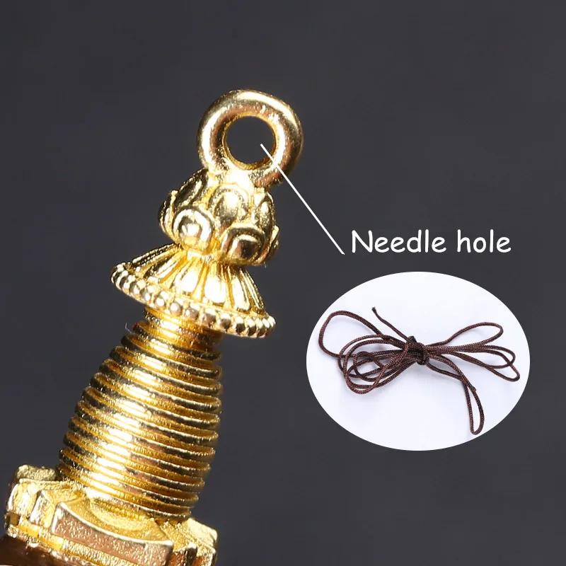 4*1 5 см золотой медный Тибетский Стиль буддистское качество изысканная кулонная