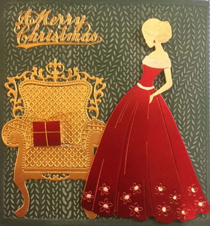 Свадебное платье для невесты металлические режущие штампы трафареты DIY