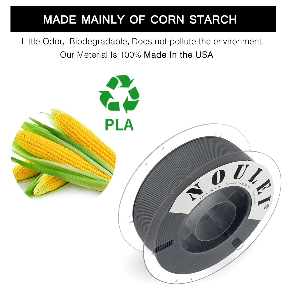 noulei 3d print filament matte pla 1 75 1kg blue green red gray plastic materials free global shipping