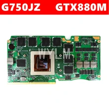 G750JZ_MXM_N15E-GX-A2 VGA GTX880M/4G Graphic Card For Asus ROG G750JS G750J G750JZ Laptop Video Card 100% Tested