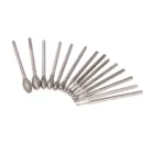 14 шт. 2,35 мм хвостовик Овальный Алмазный шлифовальный наконечник заусенцы нефрит резьба по камню полировка Гравировка инструмент Dremel аксессуары